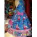 Peppa Pig Vintage Fabric Party Day Ruffles Christmas  Dress    Size 5t
