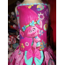 Poppy Troll Smile Doll Polka Dots Ruffle Dress Size 8/9 Ready to ship