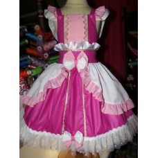 Princess Aurora Disney Sleeping Beauty Lace Pearls Bows  Dress   Size 4t