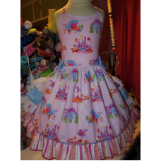RARE Disneyland Dress-Girl's Dress -Back to School- Spring Dress, Birthday Dress, Classic Kid's stories, Size 5t
