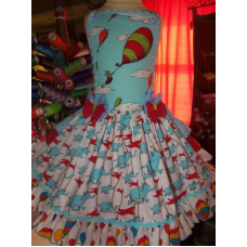 RARE Dr. Seuss Dress-Girl's Dress Classic Kid's stories Size 4t 