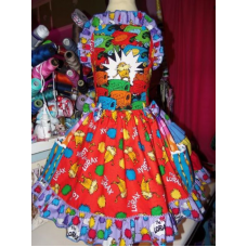RARE Dr. Seuss Lorax Dress-Girl's Classic Kid's stories dress Size 6