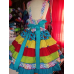 Rainbow Brite Vintage fabric Dress Size 6
