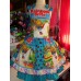 Rainbow Brite  Party  Dress  Size 6 Vintage Fabric NEW