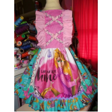 Rapunzel Inspired Girls Toddler Disney Everyday Princess Dress size 4t