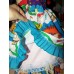 Rugrats  Pageant Dress Christmas Vintage NEW  fabric Dress Size 5t   Ruffles