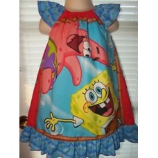 SpongeBob SquarePants Girls Dress Size 4t  22in length