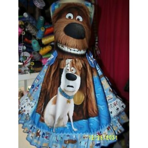 The Secret Life of Pets Max and Duke Vintage Dress Size 7/8