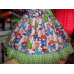 Three Little Pigs and Big wolf Doll inspired Halter ruffle dress Size 5/6 