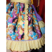 Vintage fabric Princess Ruffles Dress Size 4t and 6 Ready to Ship