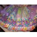 Vintage Fabric  Bunny Easter Eggs   Dress   Size 5t 25 in Length