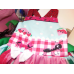 Watermelon and Ants Back to School Summer Ruffle Dress Ready to ship