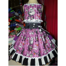 Vintage The Nightmare Before Christmas Dress Size 4t Ready to ship